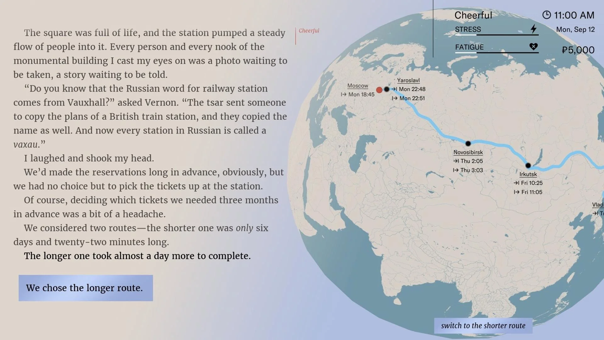 Wanderlust: Transsiberian screenshot 3