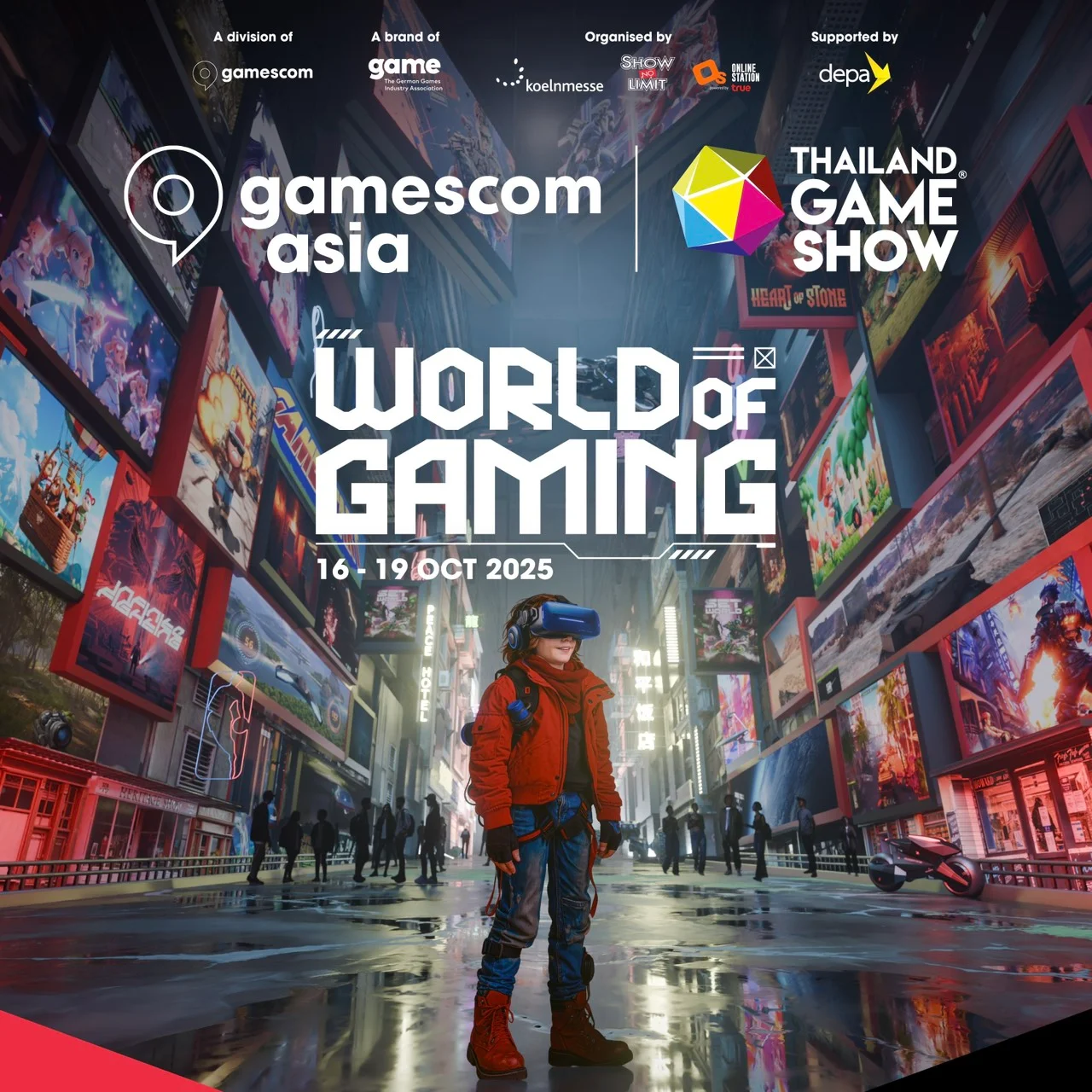 ซื้อบัตร gamescom asia x Thailand Game Show