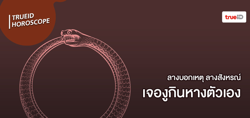 ลางสังหรณ์คืออะไร ลางบอกเหตุคืออะไร งูกินหางตัวเอง