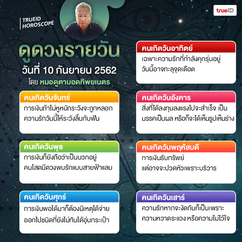 ดูดวง ดวงรายวัน