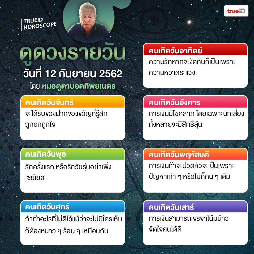 ดูดวงรายวัน