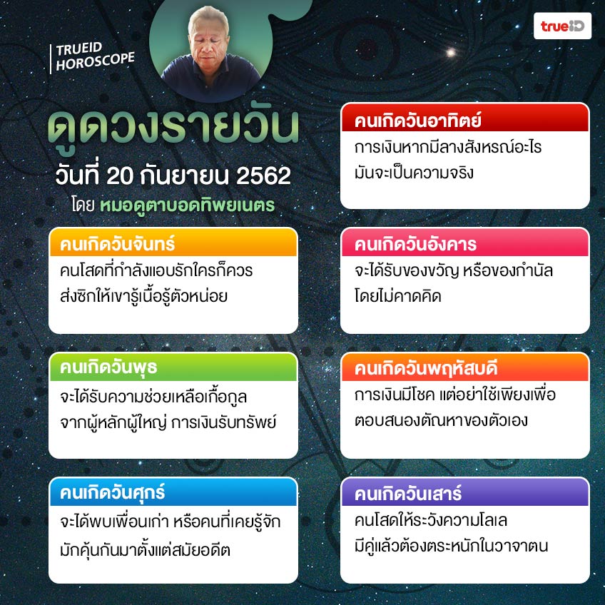 ดูดวง ดวงรายวัน