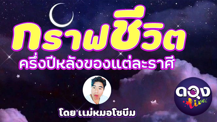 กราฟชีวิต ครึ่งปีหลัง 2564 ของแต่ละราศี  โดย แม่หมอโซบีม แห่งดวงlive