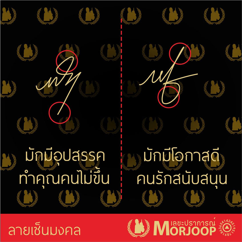 ลายเซ็นต์ ดวงการเงิน ดวงการงาน ดวงความรัก