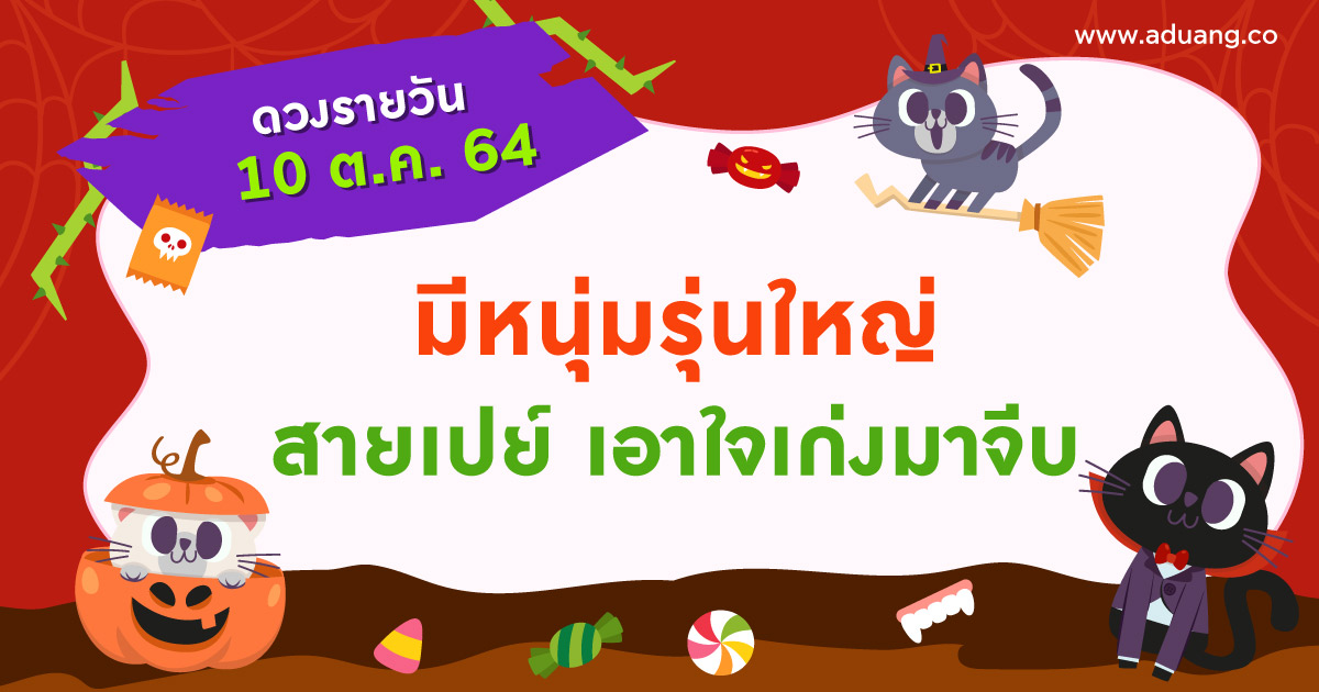 มีหนุ่มรุ่นใหญ่ สายเปย์ เอาใจเก่งมาจีบ เช็กดวงรายวันประจำวันที่ 10 ตุลาคม 2564