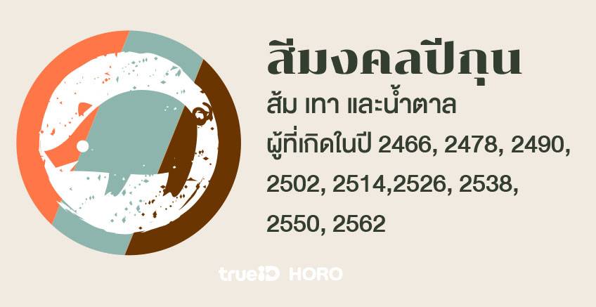 สีมงคลรายปี สีมงคล 12 นักษัตร สีมงคลปี 2566