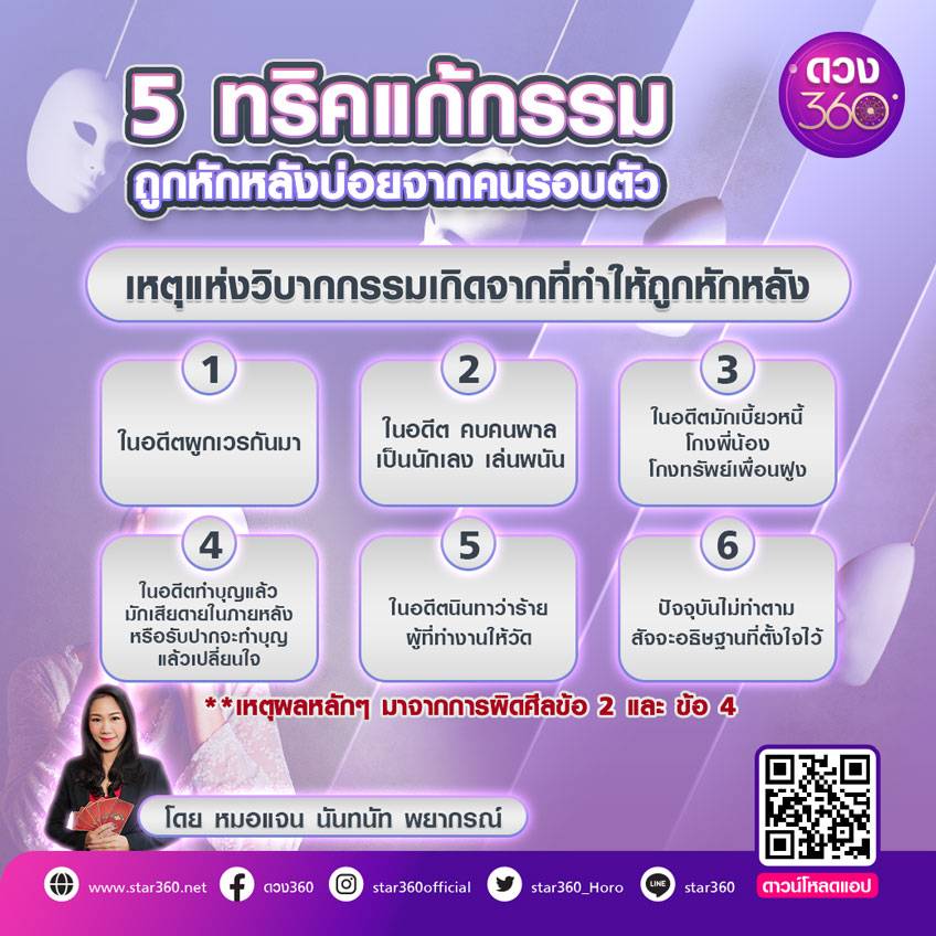 แก้กรรม เสริมดวง  