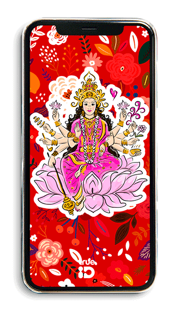 วอลเปเปอร์พระแม่ลักษมี วอลเปเปอร์มงคล เสริมดวง วอลเปเปอร์น่ารัก