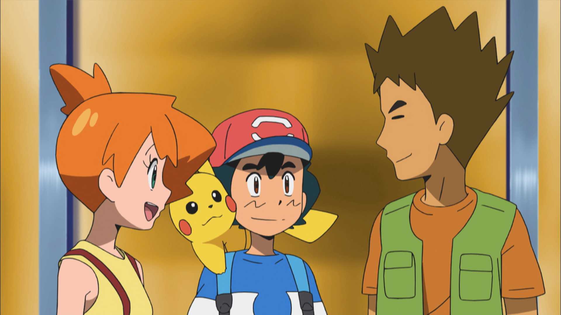 Pokemon Sun & Moon Episode 42 - An Alola! In Kanto! Takeshi and