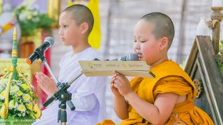 สามเณรธาม บรรยายธรรม - สามเณรปลูกปัญญาธรรม ปี 4