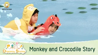 Monkey and Crocodile Story. | Dhamma Stories