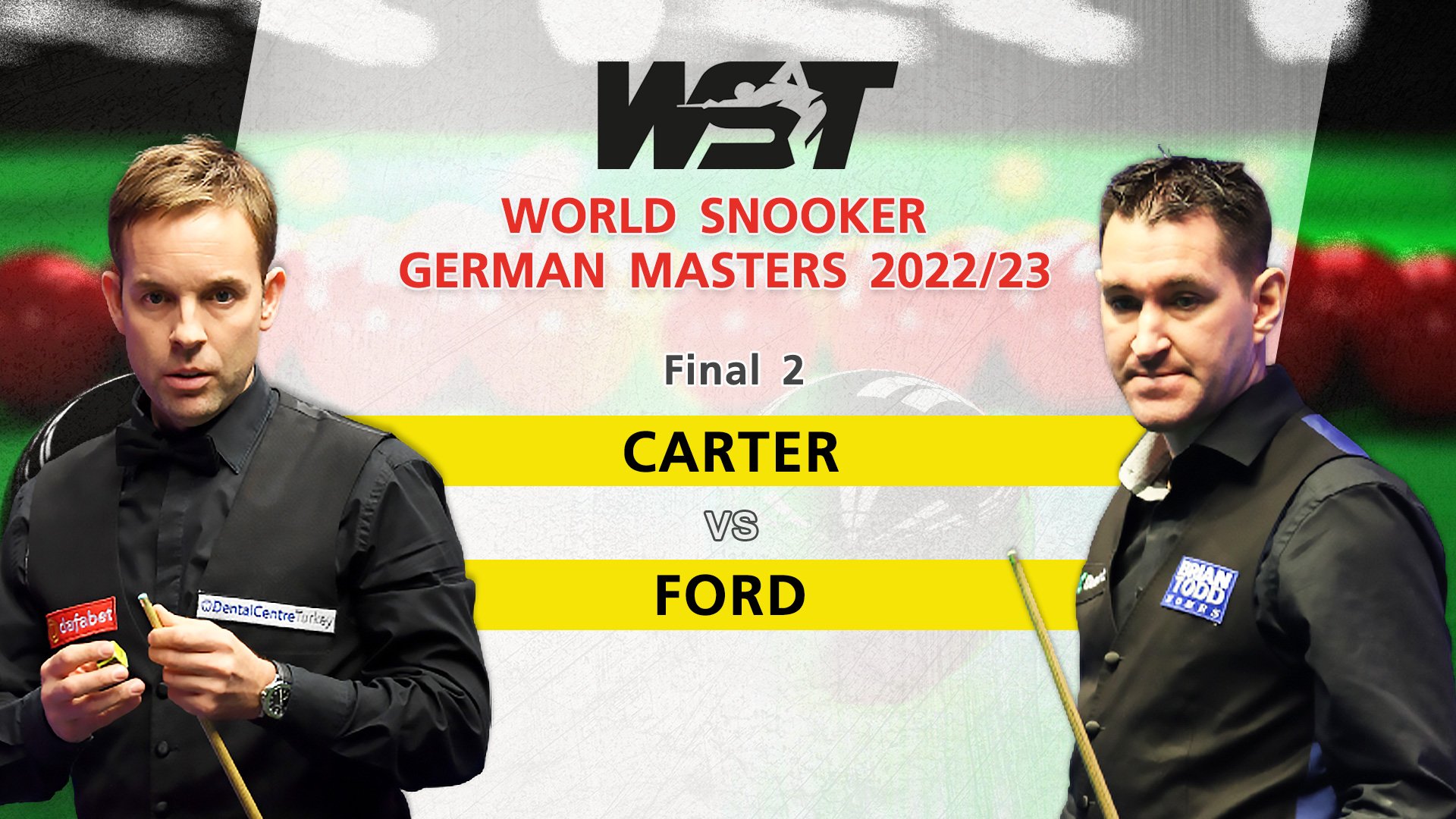 Carter VS Ford Final2 World Snooker German Masters