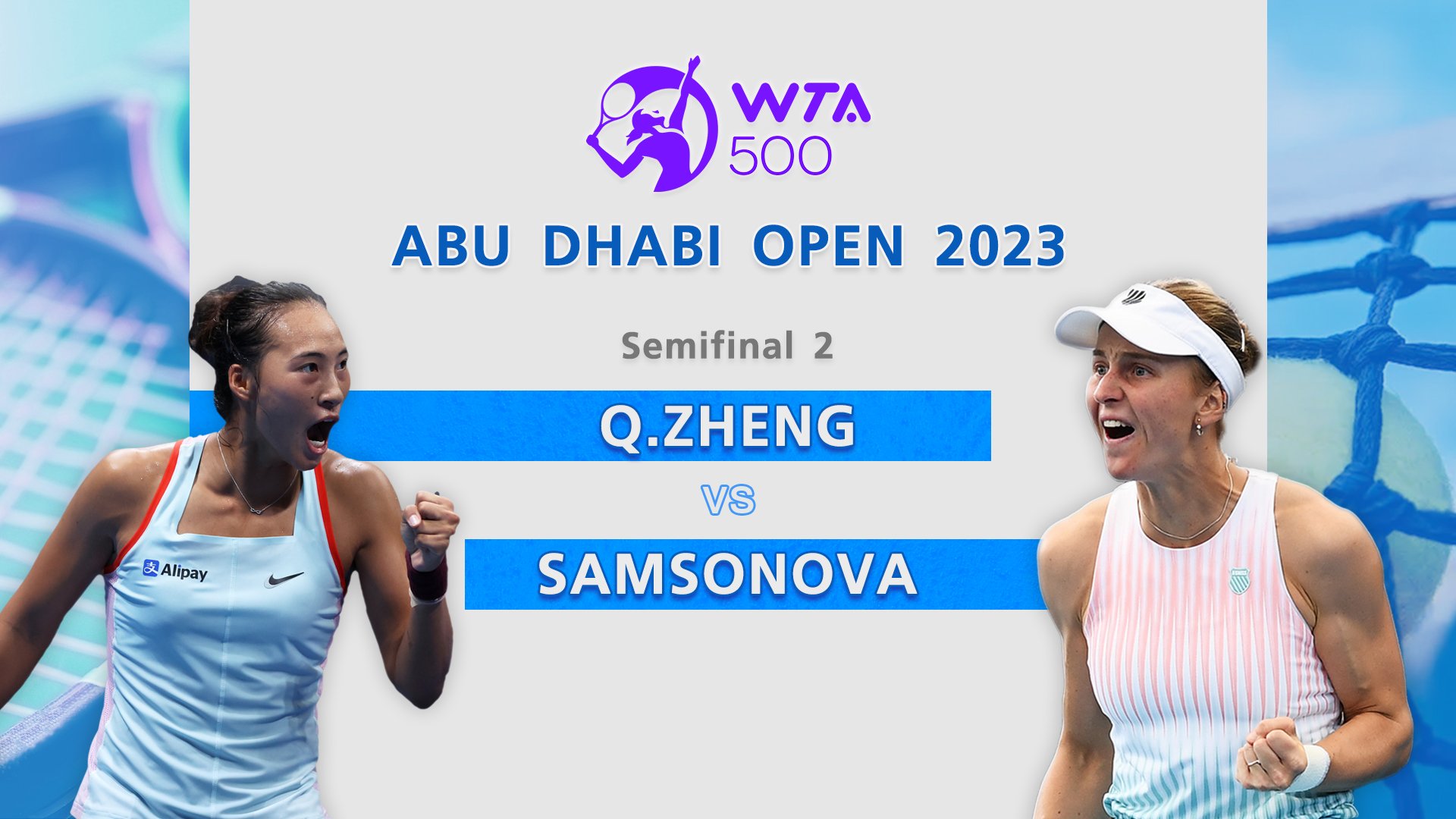 Q.Zheng VS Samsonova SF2 WTA 500 Abu Dhabi Open ดูหนังออนไลน์