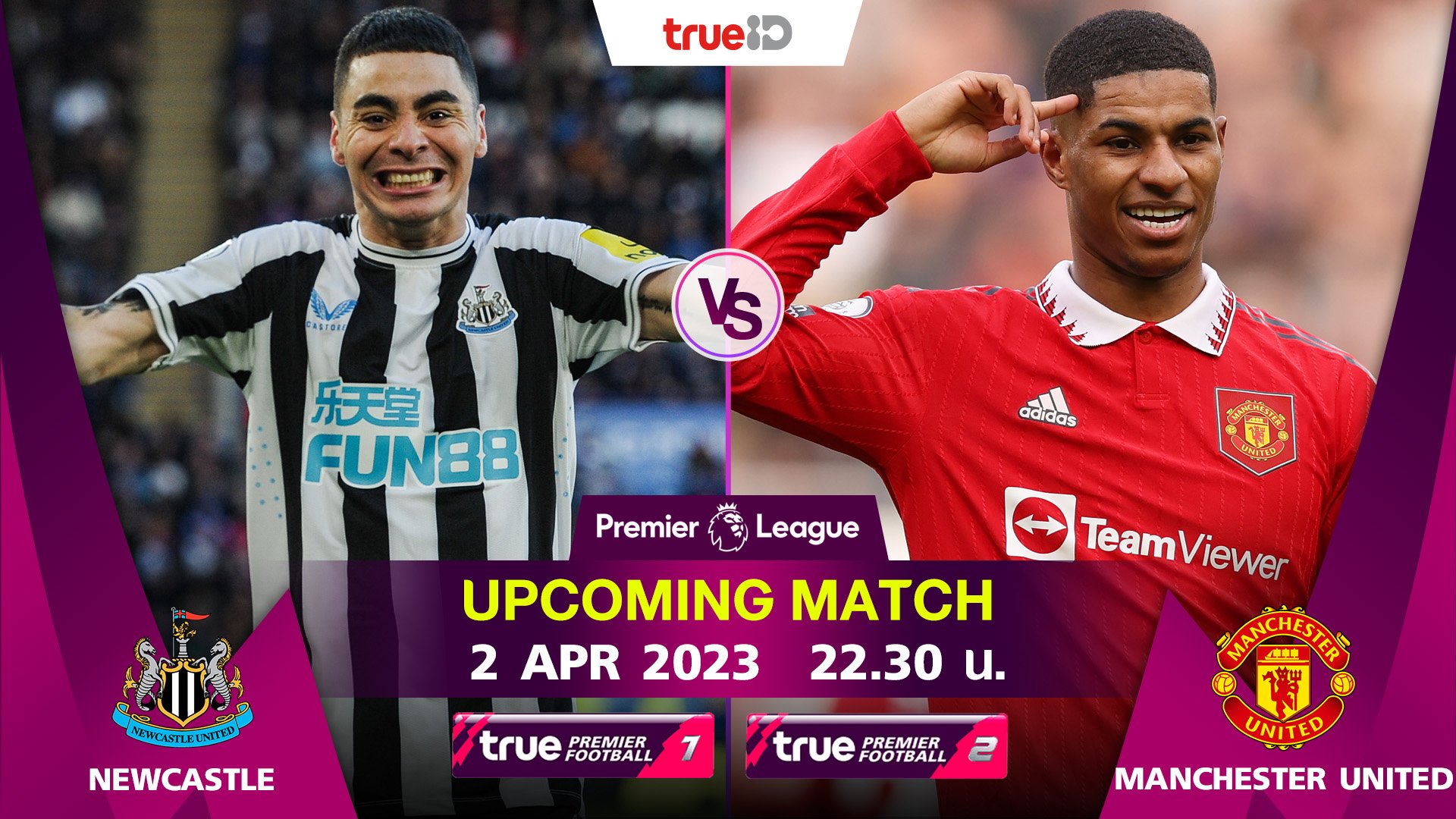 match Newcastle vs Man Utd [2 Apr 2023 2230] Watch