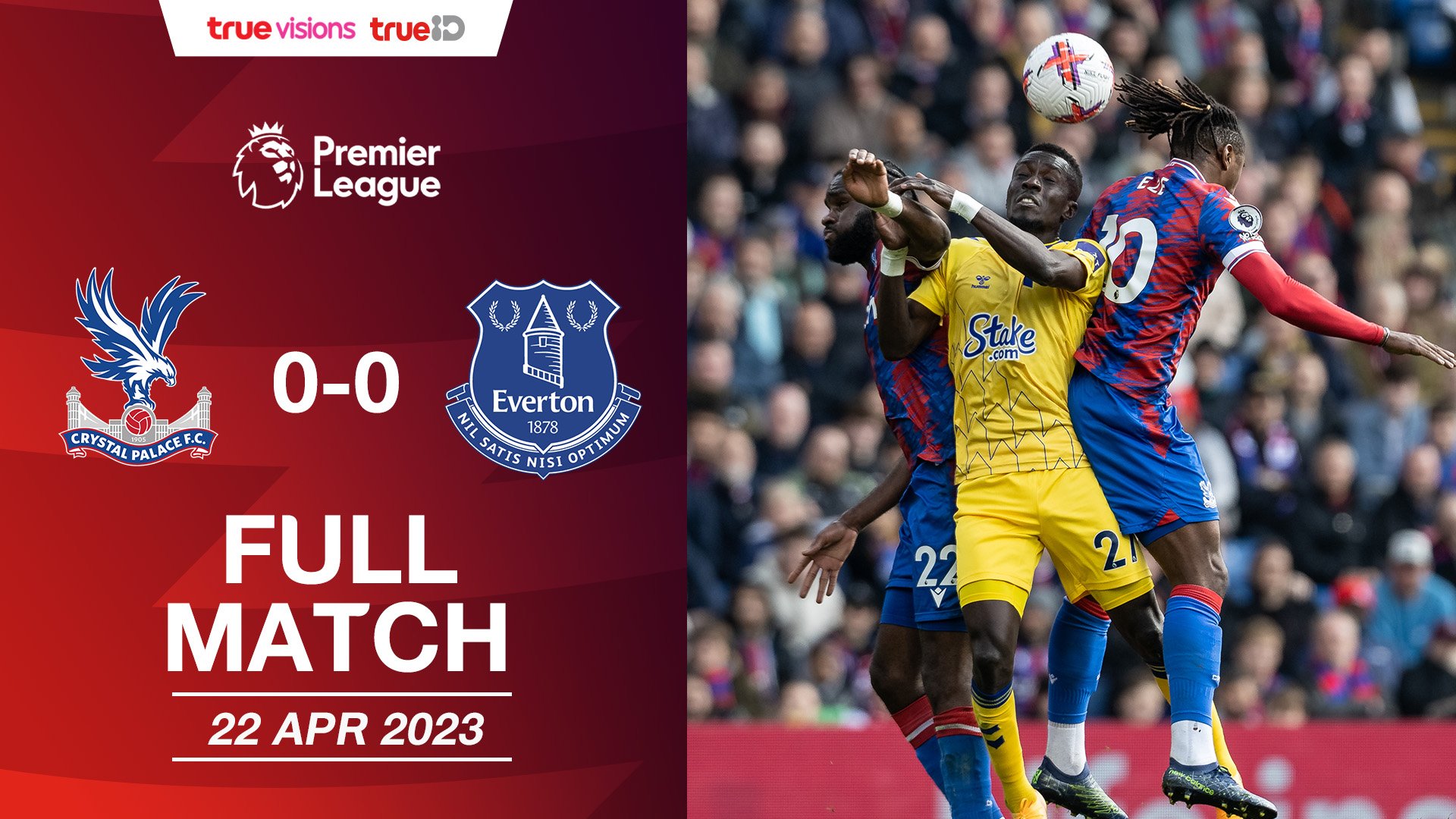 Crystal Palace VS Everton EPL 2022/23 Full Match Watch Movies Online