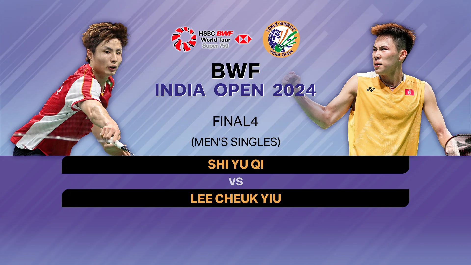 Shi Y.Q. VS Lee C.Y. (Final MS) BWF India Open 2024 ดูหนังออนไลน์