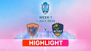 การท่าเรือ ไอมาเน่ สวู สามชุก พบ แอคแซท ราชบุรี ฟุตซอล คลับ ฟุตซอลหญิง ไฮไลท์ 2025 (1 ก.ค.)