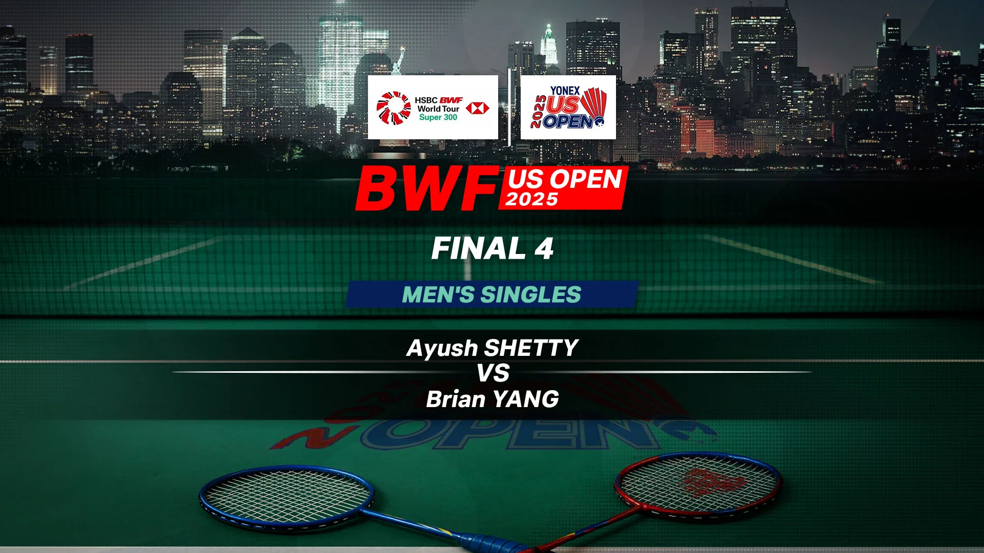 Shetty vs Yang (Final MS) : BWF US Open 2025