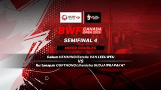 Hemming/Van Leeuwen vs Oupthong/Sudjaipraparat (SF XD) : BWF Canada Open 2025