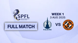 ฟัลเคิร์ค พบ ดันดี ยูไนเต็ด สกอตติช พรีเมียร์ชิพ 2025-26 (3 ส.ค.)