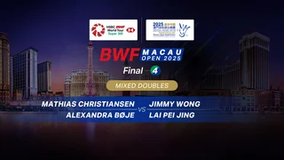 Christiansen/Bøje vs Wong/Lai (Final XD) : BWF Macau Open 2025