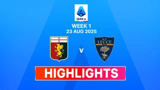 เจนัว พบ เลชเช กัลโช่ เซเรีย อา ไฮไลท์ 2025-26 (23 ส.ค.)