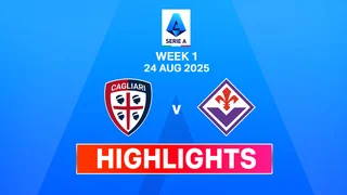 กายารี พบ ฟิออเรนตินา กัลโช่ เซเรีย อา ไฮไลท์ 2025-26 (24 ส.ค.)