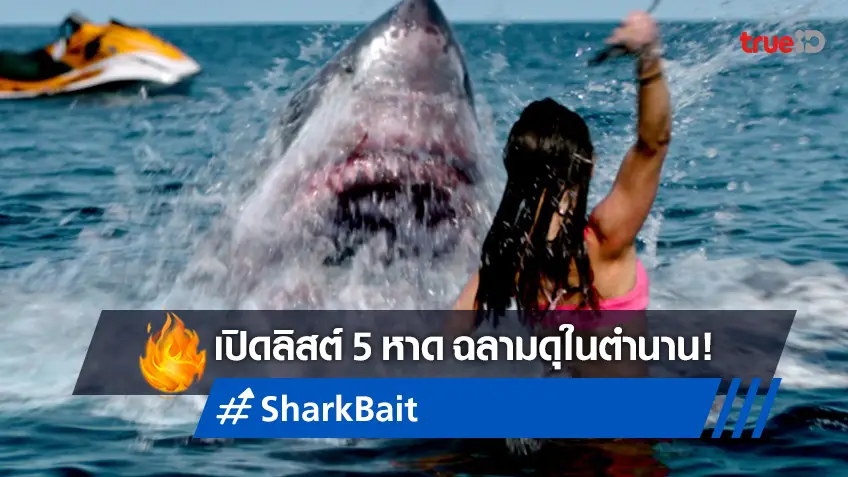 เปิดลิสต์ 5 ชายหาดฉลามโคตรโหดจากภาพยนตร์ฮิต ก่อนเผชิญหน้าใน "Shark Bait"