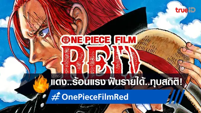 "One Piece Film: Red" เดือด! ถล่มบ็อกซ์ออฟฟิศญี่ปุ่น 2 วันทะลุ 2 พันล้านเยน