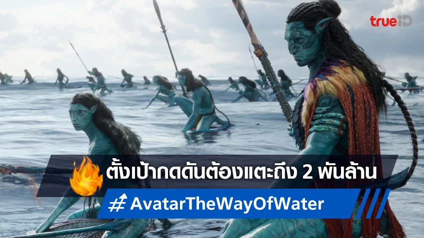 "Avatar: The Way of Water" กับแรงกดดันมหาศาล ต้องโกยเงินแตะ 2 พันล้าน
