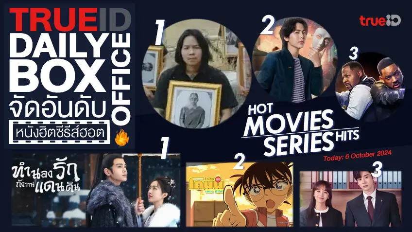 TrueID Daily Boxoffice จัดอันดับหนัง-ซีรีส์ออนไลน์สุดฮิตประจำวัน