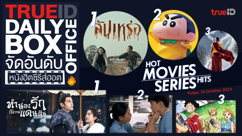 TrueID Daily Boxoffice จัดอันดับหนัง-ซีรีส์ออนไลน์สุดฮิตประจำวัน