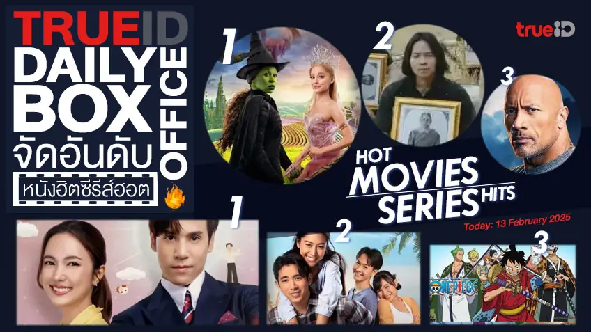 TrueID Daily Boxoffice จัดอันดับหนัง-ซีรีส์ออนไลน์สุดฮิตประจำวัน