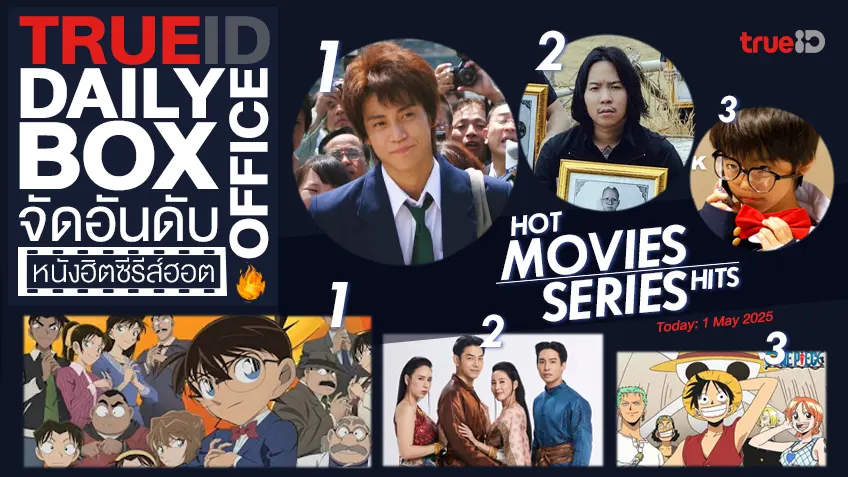TrueID Daily Boxoffice จัดอันดับหนัง-ซีรีส์ออนไลน์สุดฮิตประจำวัน