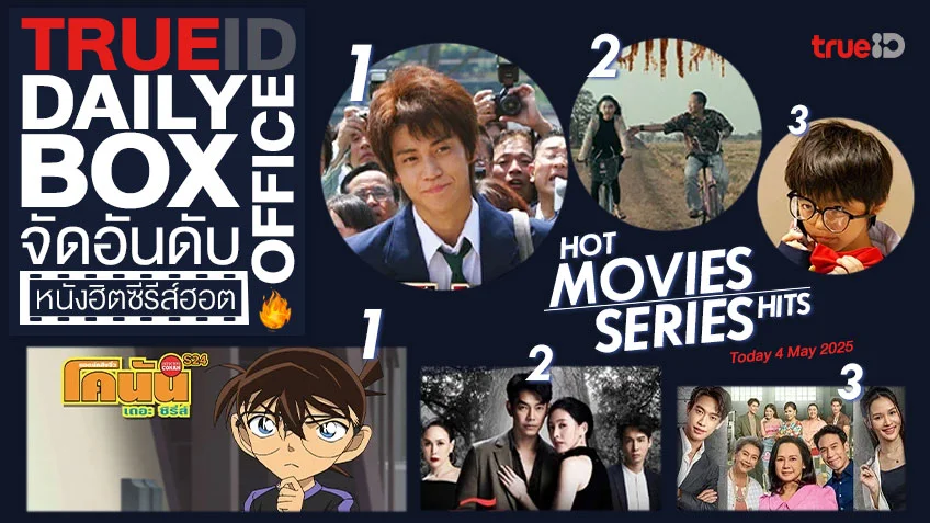 TrueID Daily Boxoffice จัดอันดับหนัง-ซีรีส์ออนไลน์สุดฮิตประจำวัน