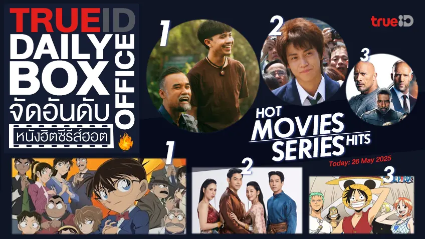 TrueID Daily Boxoffice จัดอันดับหนัง-ซีรีส์ออนไลน์สุดฮิตประจำวัน