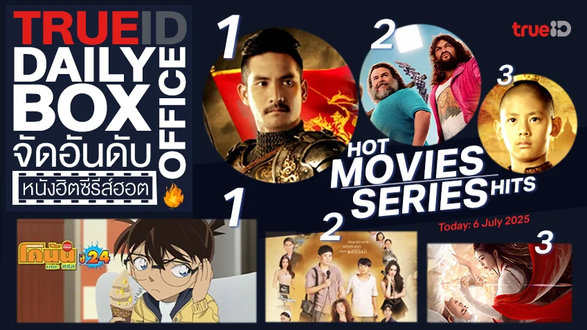 TrueID Daily Boxoffice จัดอันดับหนัง-ซีรีส์ออนไลน์สุดฮิตประจำวัน