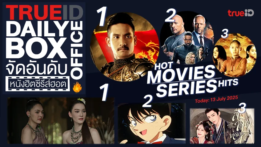 TrueID Daily Boxoffice จัดอันดับหนัง-ซีรีส์ออนไลน์สุดฮิตประจำวัน