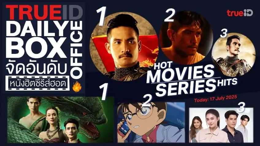 TrueID Daily Boxoffice จัดอันดับหนัง-ซีรีส์ออนไลน์สุดฮิตประจำวัน