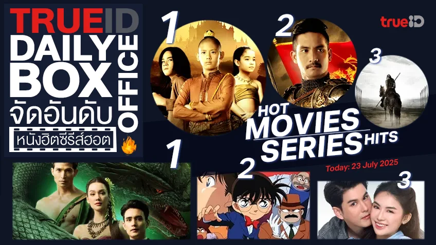 TrueID Daily Boxoffice จัดอันดับหนัง-ซีรีส์ออนไลน์สุดฮิตประจำวัน