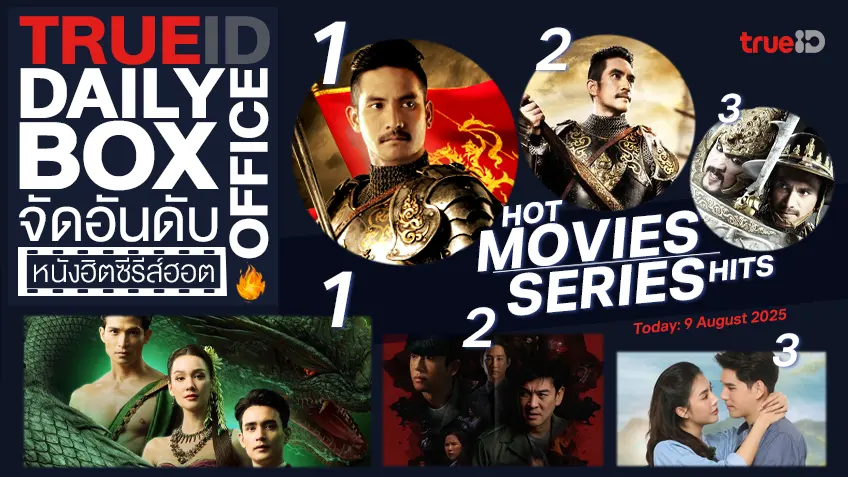 TrueID Daily Boxoffice จัดอันดับหนัง-ซีรีส์ออนไลน์สุดฮิตประจำวัน