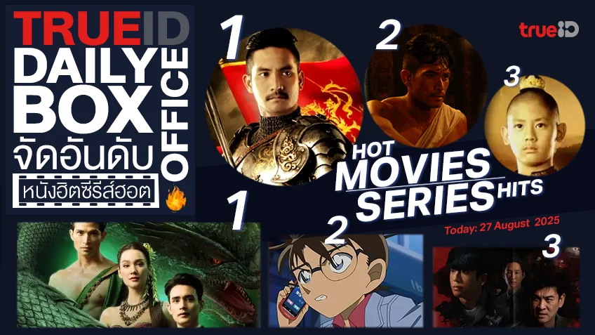 TrueID Daily Boxoffice จัดอันดับหนัง-ซีรีส์ออนไลน์สุดฮิตประจำวัน