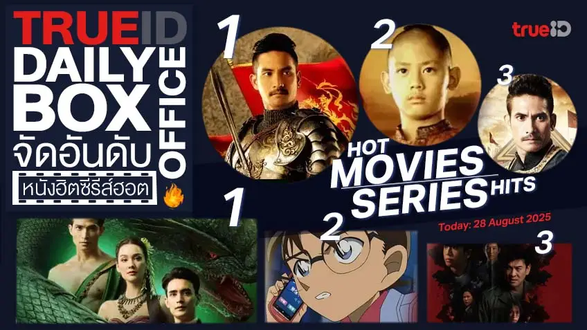 TrueID Daily Boxoffice จัดอันดับหนัง-ซีรีส์ออนไลน์สุดฮิตประจำวัน