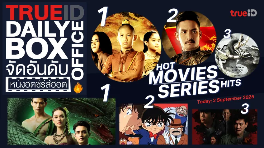 TrueID Daily Boxoffice จัดอันดับหนัง-ซีรีส์ออนไลน์สุดฮิตประจำวัน