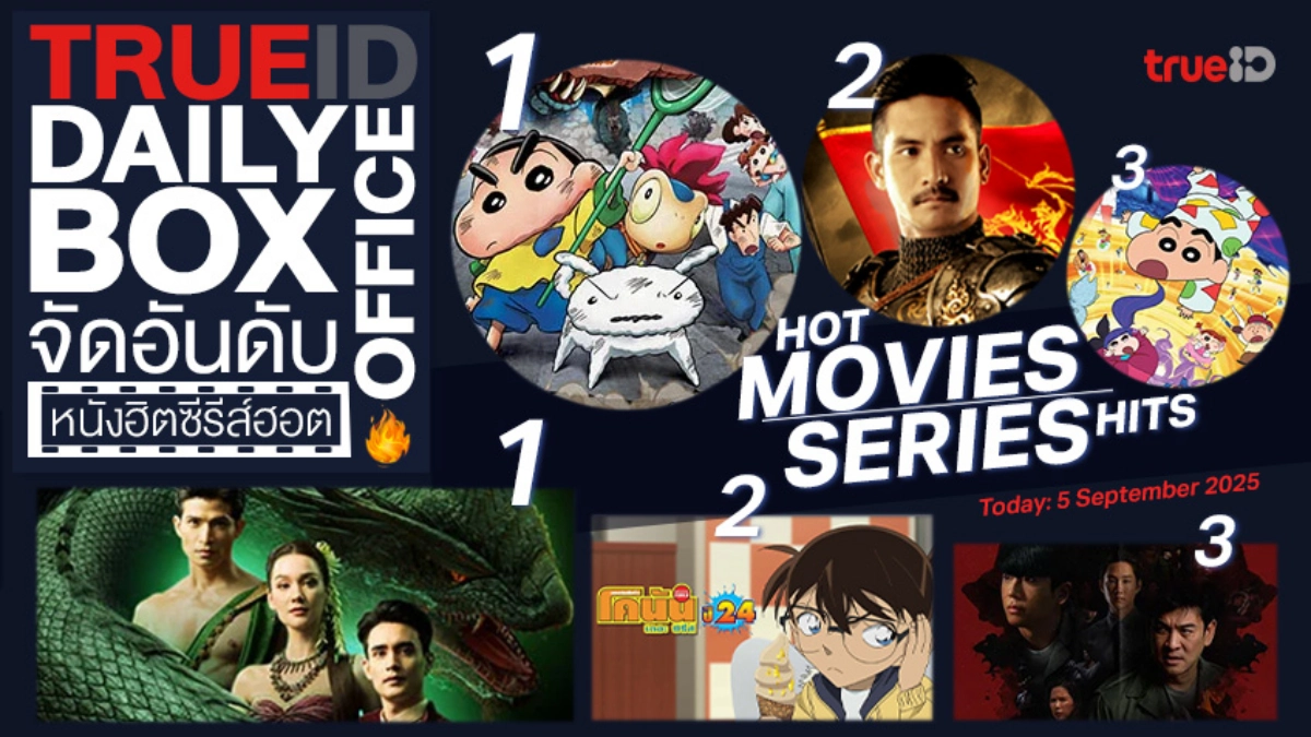 TrueID Daily Boxoffice จัดอันดับหนัง-ซีรีส์ออนไลน์สุดฮิตประจำวัน