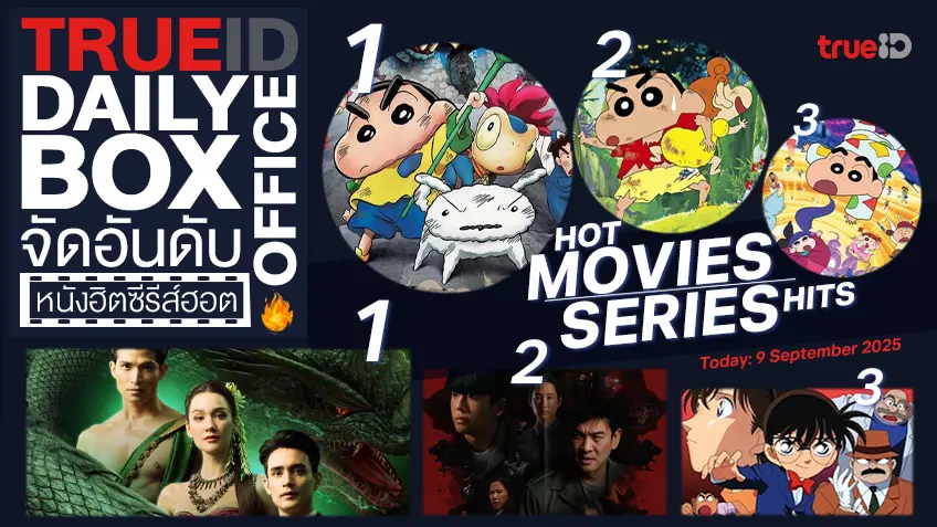TrueID Daily Boxoffice จัดอันดับหนัง-ซีรีส์ออนไลน์สุดฮิตประจำวัน