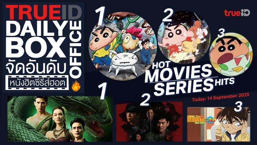 TrueID Daily Boxoffice จัดอันดับหนัง-ซีรีส์ออนไลน์สุดฮิตประจำวัน