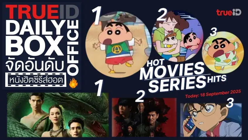 TrueID Daily Boxoffice จัดอันดับหนัง-ซีรีส์ออนไลน์สุดฮิตประจำวัน