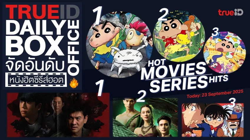 TrueID Daily Boxoffice จัดอันดับหนัง-ซีรีส์ออนไลน์สุดฮิตประจำวัน