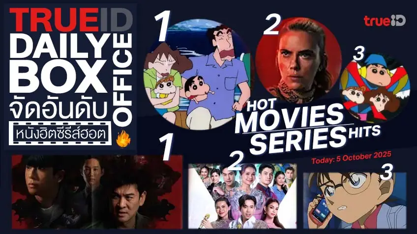 TrueID Daily Boxoffice จัดอันดับหนัง-ซีรีส์ออนไลน์สุดฮิตประจำวัน